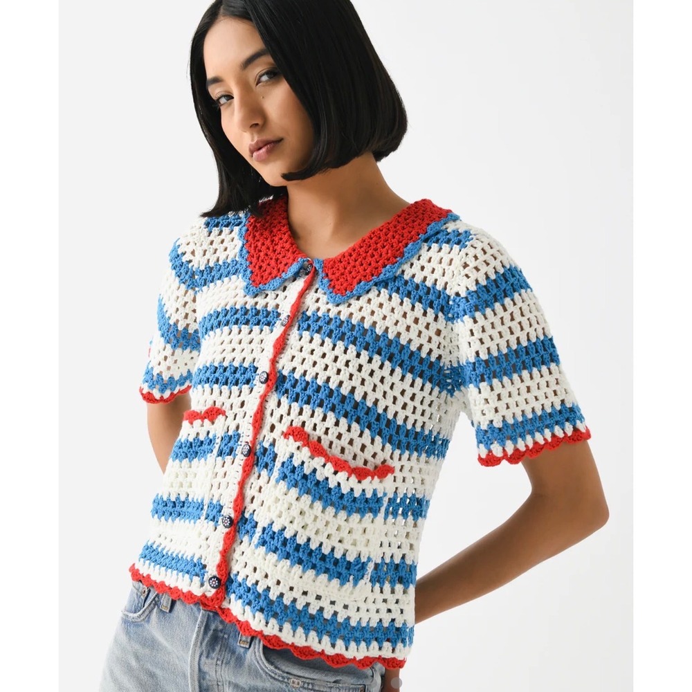 Hunter Bell Kate Top Cardigan Sweater Size XS Excellent Condition Worn Once - Picture 2 of 7